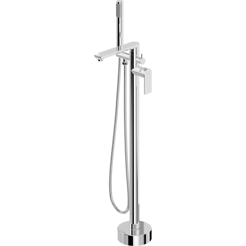 Mexen Leda Freestanding Bath Tap, Chrome - 75633-00
