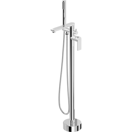Mexen Leda freestanding bathtub faucet, chrome - 75633-00
