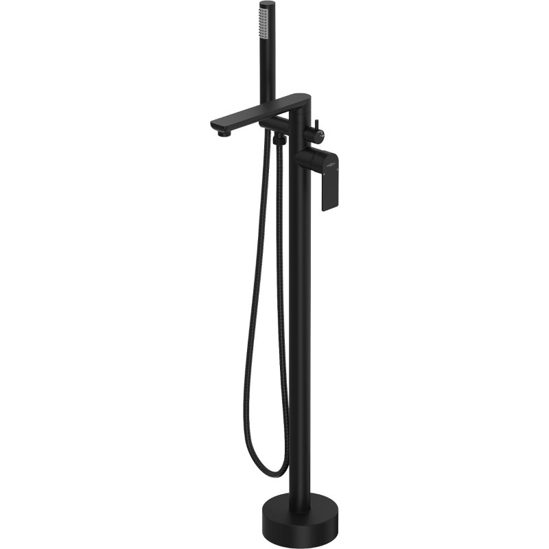 Mexen Leda Free-standing Bath Faucet, Black - 75633-70