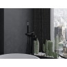 Mexen Leda freestanding bathtub faucet, black - 75633-70
