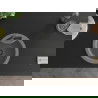 Mexen Diego 1-compartment granite sink with a kitchen mixer tap Flora, Grey - 6512-71-670401-70-B