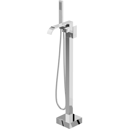 Mexen Lava freestanding bathtub mixer tap, Chrome - 752433-00