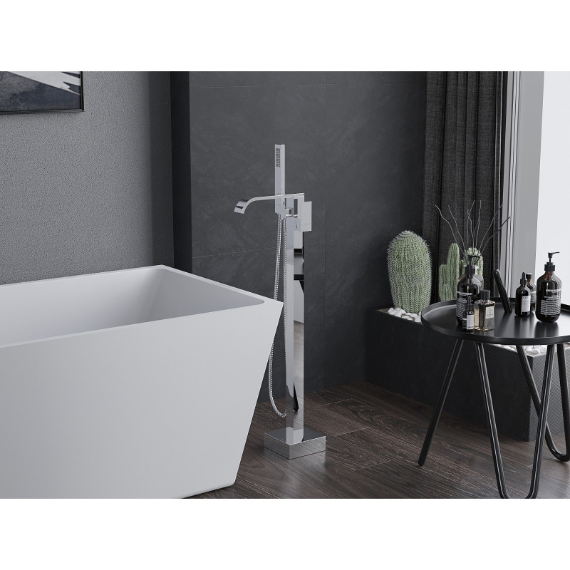 Mexen Lava freestanding bathtub faucet, chrome - 752433-00
