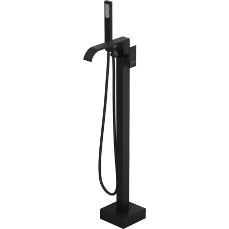 Mexen Lava freestanding bath faucet, black - 752433-70