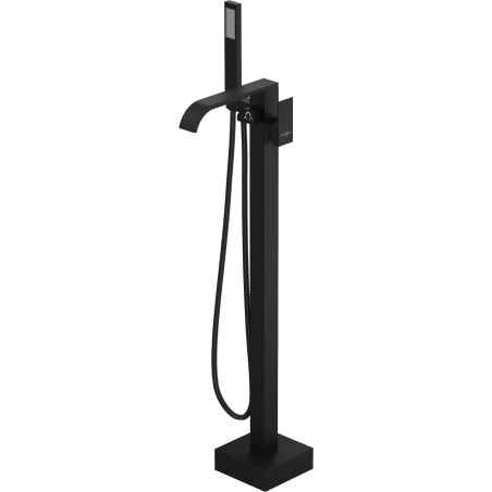Mexen Lava freestanding bathtub mixer tap, Black - 752433-70
