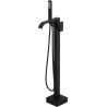 Mexen Lava freestanding bathtub mixer tap, Black - 752433-70