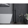 Mexen Lava freestanding bath faucet, black - 752433-70