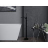 Mexen Lava freestanding bathtub faucet, black - 752433-70