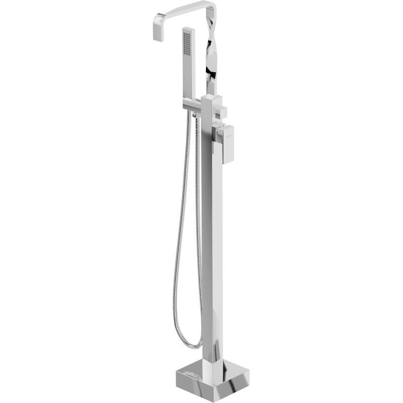 Mexen Avila freestanding bathtub mixer tap, Chrome - 75833-00