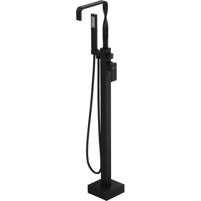 Mexen Avila freestanding bath tap, black - 75833-70