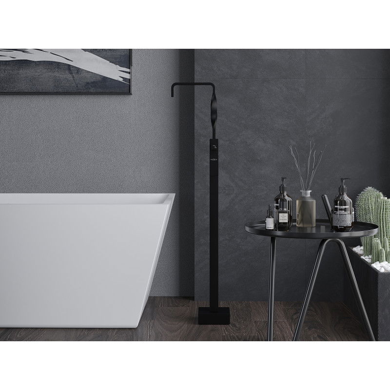 Mexen Avila freestanding bath tap, black - 75833-70