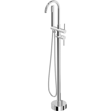 Mexen Alma freestanding bathtub faucet, chrome - 75033-00