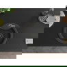 Mexen Diego 1-compartment granite sink with a kitchen mixer tap Flora, spotted black - 6512-76-670401-08-B