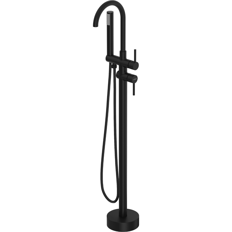 Mexen Alma Freestanding bathtub faucet, black - 75033-70