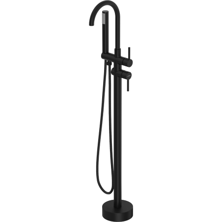 Mexen Alma freestanding bathtub mixer tap, Black - 75033-70