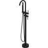 Mexen Alma freestanding bathtub mixer tap, Black - 75033-70