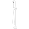 Mexen Alma freestanding bathtub faucet, white - 75033-20