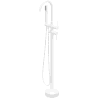 Mexen Alma freestanding bathtub mixer tap, White - 75033-20