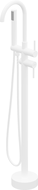 Mexen Alma freestanding bathtub faucet, white - 75033-20