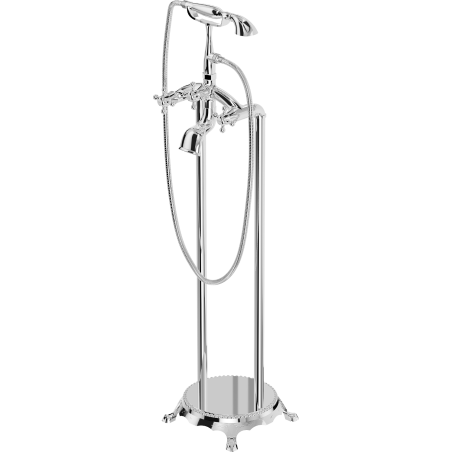 Mexen Retro freestanding bathtub mixer tap, Chrome - 75933-00