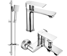 Mexen Royo DQ45 bathtub set, Chrome - 72203DQ45-00