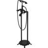 Mexen Retro freestanding bath faucet, black - 75933-70