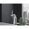 Mexen Algar freestanding bathtub faucet, chrome - 75733-00