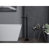 Mexen Algar freestanding bathtub faucet, black - 75733-70