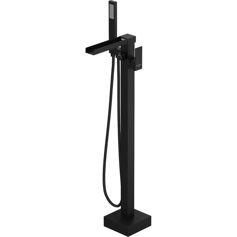 Mexen Algar freestanding bathtub faucet, black - 75733-70