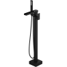 Mexen Algar freestanding bathtub faucet, black - 75733-70