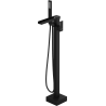 Mexen Algar freestanding bathtub mixer tap, Black - 75733-70