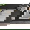 Mexen Bruno 1-compartment granite sink with a drip tray and kitchen mixer tap Flora, White - 6513-20-670401-57-B