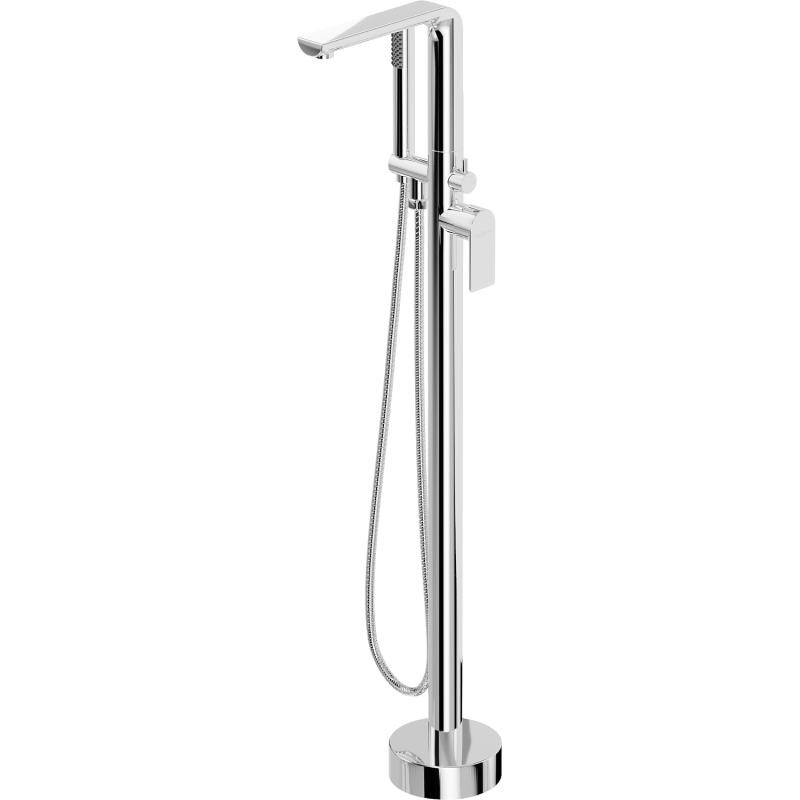 Mexen Roxy freestanding bathtub faucet, chrome - 75533-00