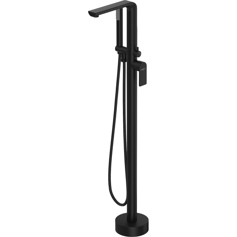 Mexen Roxy free-standing bath mixer, black - 75533-70