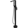 Mexen Roxy free-standing bath mixer, black - 75533-70