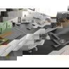 Mexen Bruno 1-compartment granite sink with a drip tray and kitchen mixer tap Flora, Grey - 6513-71-670401-00
