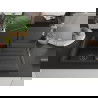 Mexen Bruno 1-compartment granite sink with a drip tray and kitchen mixer tap Flora, Black/Gold metallic - 6513-75-670401-70-B