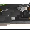 Mexen Bruno 1-compartment granite sink with a drip tray and kitchen mixer tap Flora, spotted black - 6513-76-670401-00