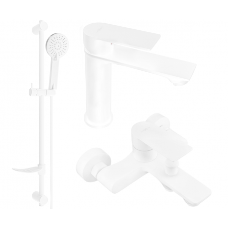 Mexen Royo DF05 bathtub set, White - 72203DF05-20