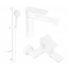 Mexen Royo DF05 bathtub set, White - 72203DF05-20