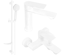 Mexen Royo DF05 bathtub set, White - 72203DF05-20