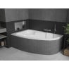 Mexen Westa corner bath left 160 x 100 cm, white - 560116010001
