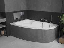 Mexen Westa left corner bathtub 160 x 100 cm, white - 560116010001