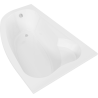 Mexen Westa right corner bath 160 x 100 cm, white - 560116010002