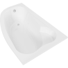 Mexen Westa right corner bathtub 160 x 100 cm, white - 560116010002