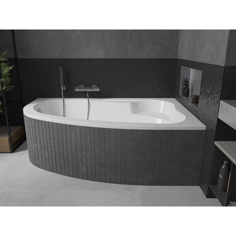 Mexen Westa corner bathtub right 160 x 100 cm, white - 560116010002