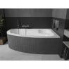 Mexen Westa right corner bath 160 x 100 cm, white - 560116010002