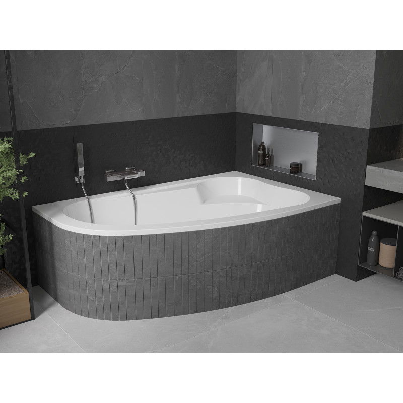Mexen Westa right corner bath 160 x 100 cm, white - 560116010002