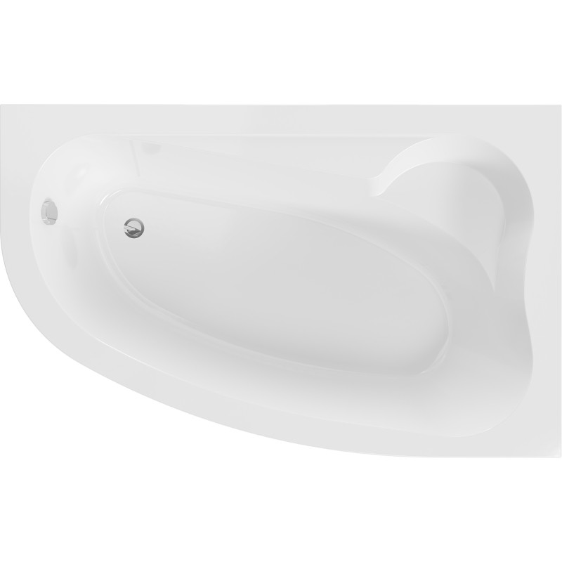 Mexen Westa corner bathtub right 160 x 100 cm, white - 560116010002