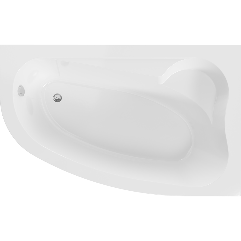 Mexen Westa right corner bath 160 x 100 cm, white - 560116010002